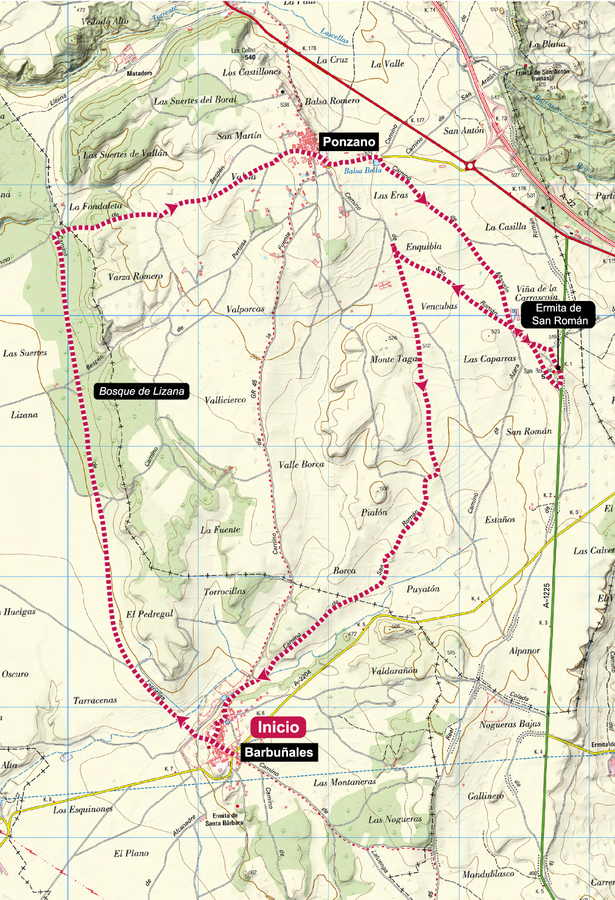 mapa 14Abiego PuenteMediaval TRZ